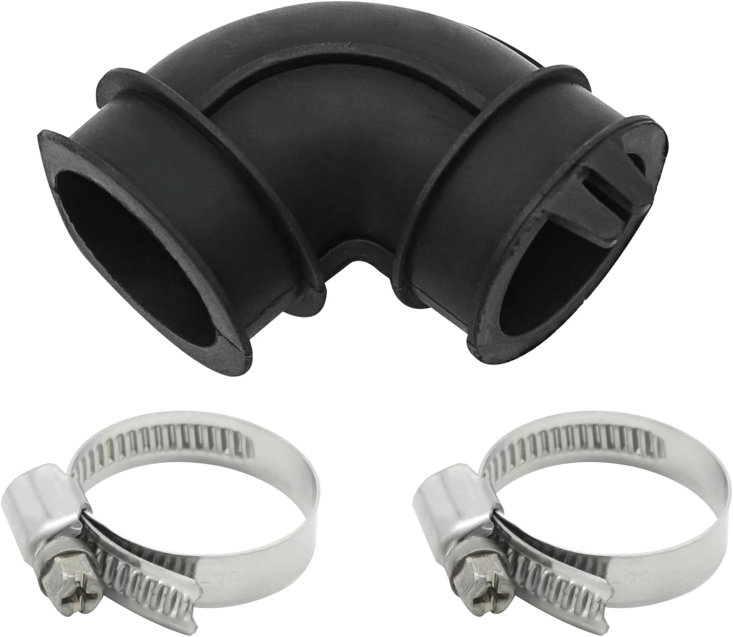 WD24X33918 Dishwasher Circulation Pump To Sump Elbow Hose With Clamps Fits For Dishwashers