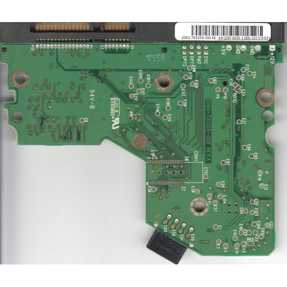 WD2500JS-40TGB0, 2061-701335-100 AE, WD SATA 3.5 PCB