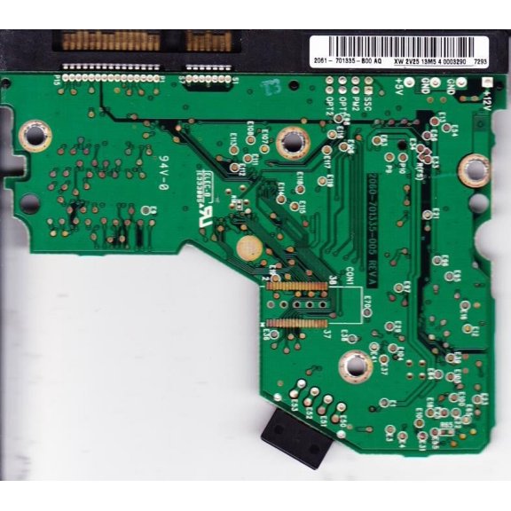 WD2500JS-60NCB1, 2061-701335-B00 AQ, WD SATA 3.5 PCB