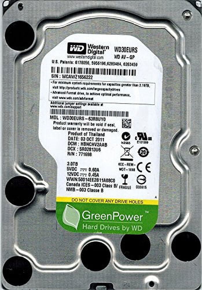 WD30EURS-63R8UY0 Western Digital DCM: HBNCHV2AAB 3TB - Walmart.com