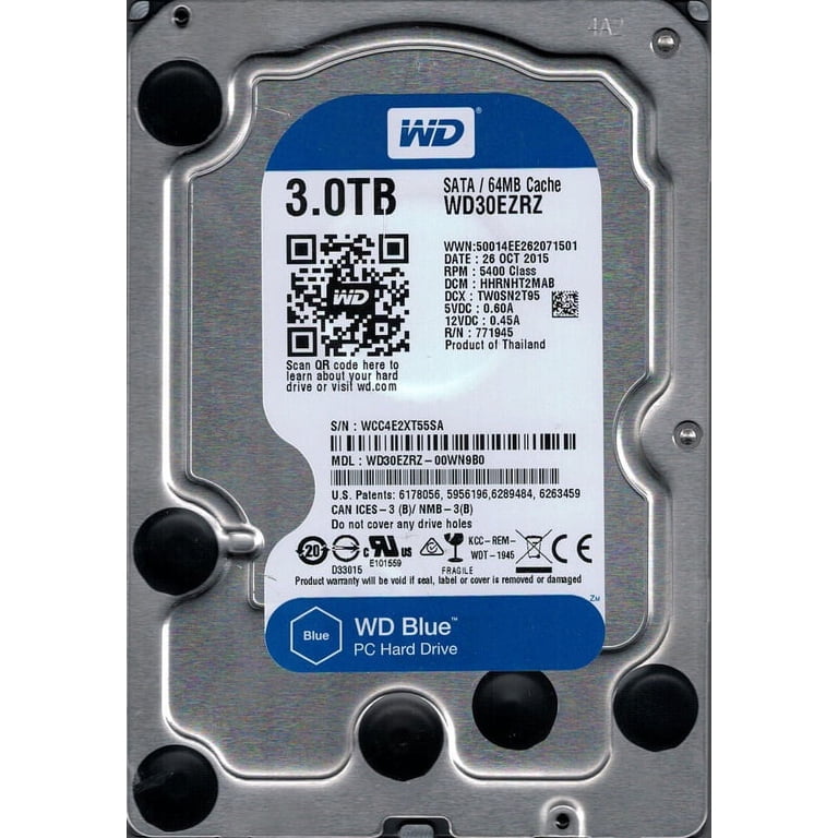 WD30EZRZ-00WN9B0 DCM: HHRNHT2MAB Western Digital 3TB - Walmart.com