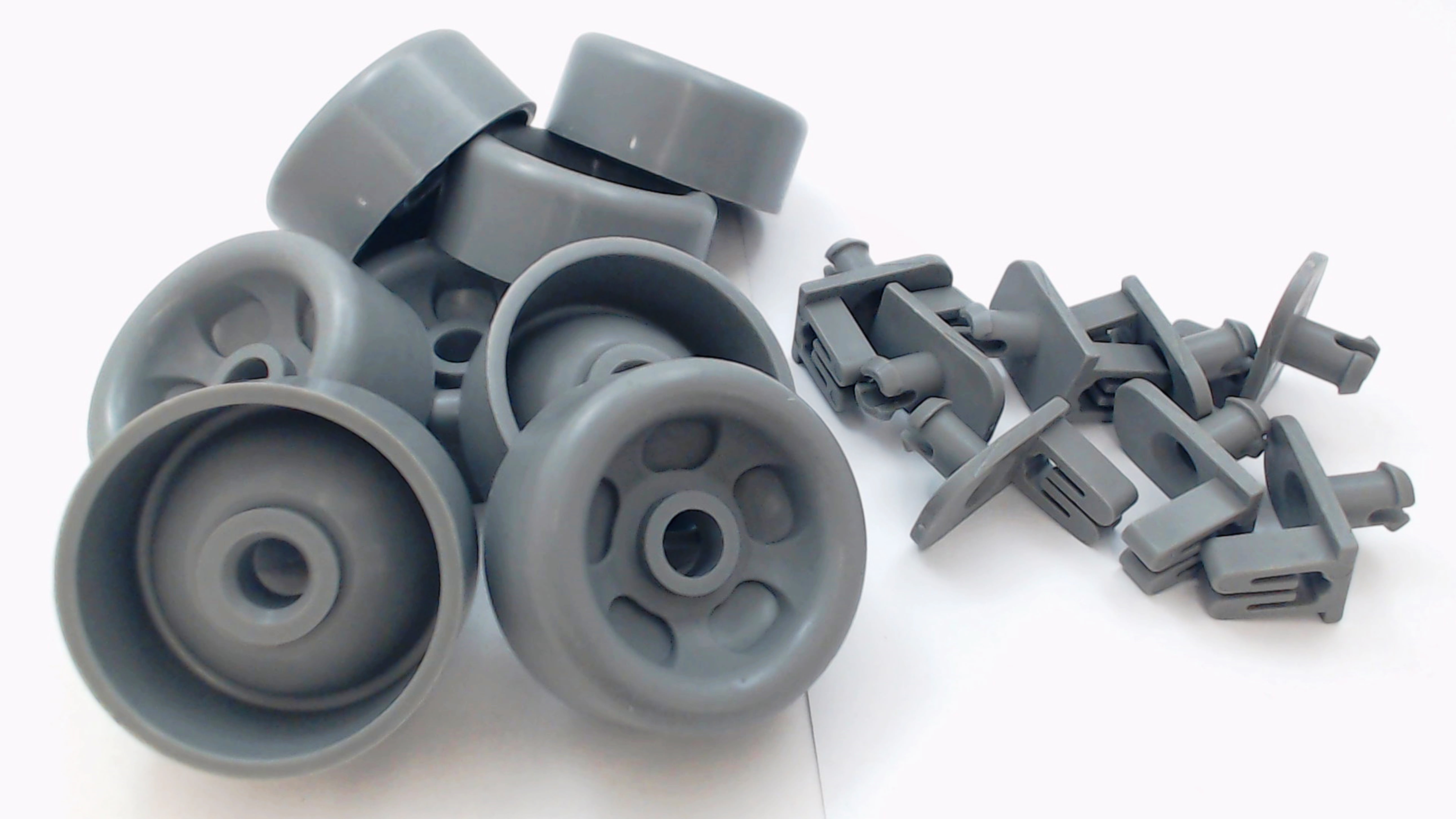 WD35X21041, Dishwasher Lower Rack Roller & Axle Kit replaces GE, Hotpoint