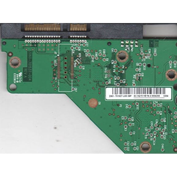WD5002ABYS-02B1B0, 2061-701537-U00 09P, WD SATA 3.5 PCB