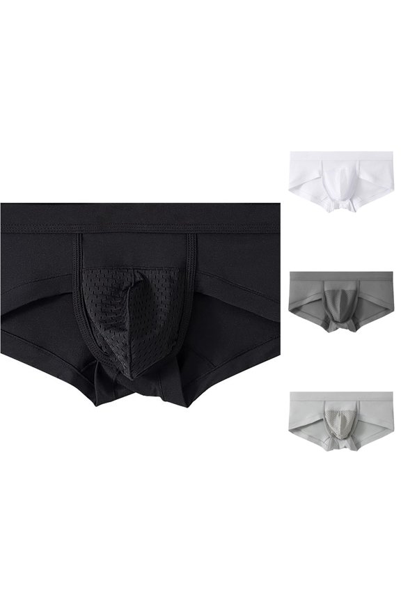 Men's Athletic Thong with Trim Comfortable Breathable Design Black XL