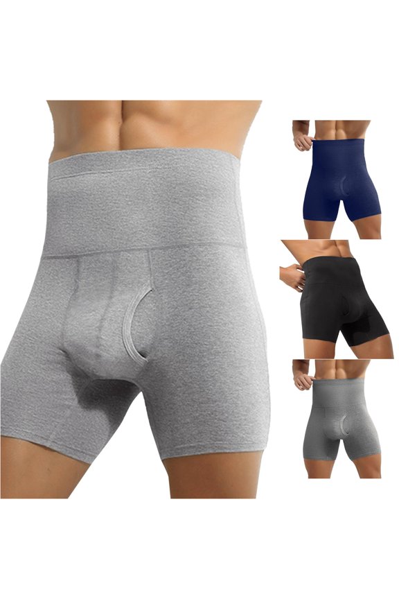 Men's Ride Up Sexy Briefs Knickers Underwear Pant Grey XXXXL