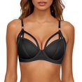 thumbnail image 1 of WDDDD Women's Adjustable Thin Push Up Bra for Small Chest Black 38, 1 of 4