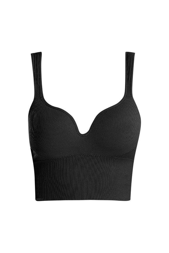Women's Front Closure Racerback Unlined Underwire Full Coverage Bra Black L