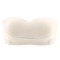 thumbnail image 1 of WDDDD Women's Strapless Bandeau Push Up Small Chest Backless Bra Gold 36, 1 of 2
