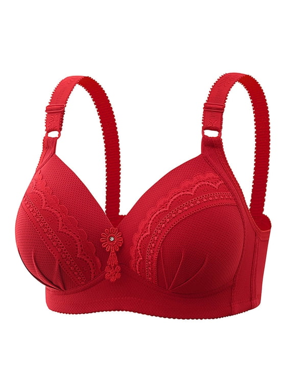 Women's Underwire One Smooth U Light T Shirt Convertible Bra Red 38