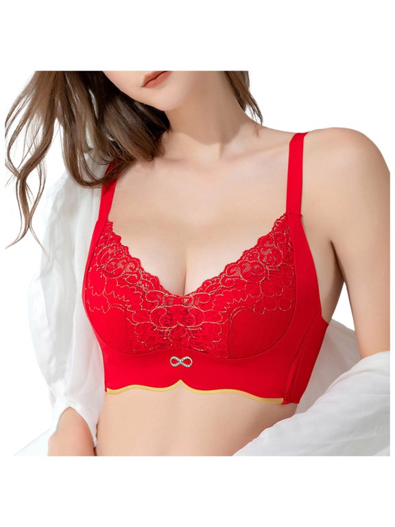 Women's Underwire One Smooth U Light T Shirt Convertible Bra Red 75C