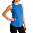 thumbnail image 1 of WDDDD Women‘s Workout Tank Tops Sleeveless Racerback Quick Dry Athletic Shirts Blue XXL, 1 of 6