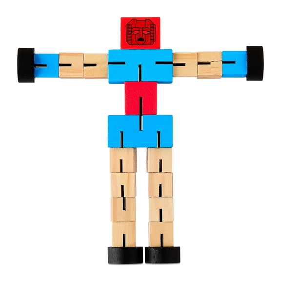 Wooden Bendable Robot Party Favor, Multicolor, Easter by Way To Celebrate