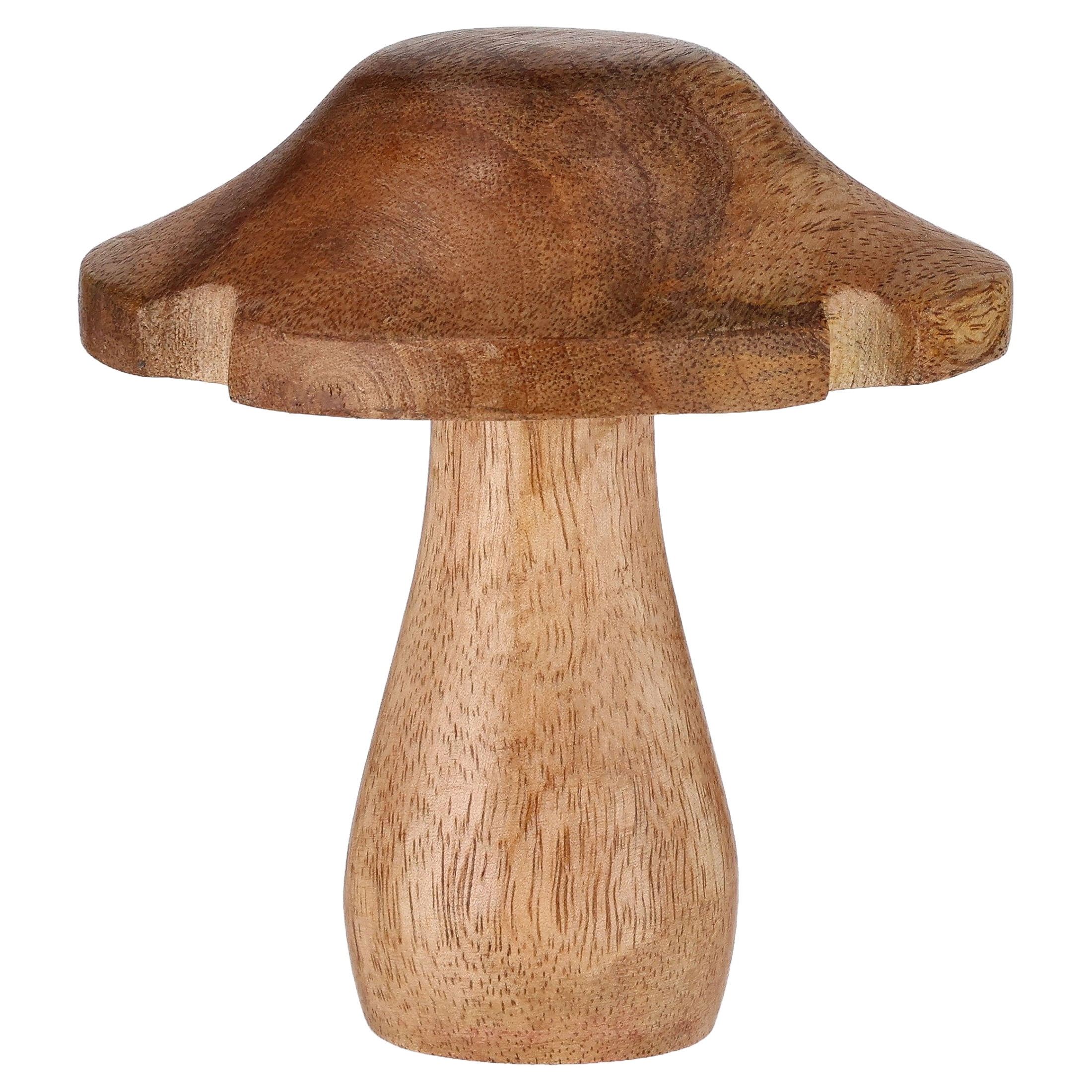 Small Wood Mushroom Christmas Decoration, Brown, 4.5", by Holiday Time
