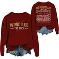 thumbnail image 1 of WDNC Club Sweatshirt We Do Not Care Club Sweatshirt, 1 of 8