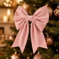 thumbnail image 1 of WDOBM Christmas Decorative Bows, 9.84x7.87 Inch Large Velvet Christmas Bow Red Burgundy Tree, Christmas Tree Bow, Velvet Christmas Bows for Home Decor Indoor, 1 of 9