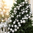 thumbnail image 1 of WDOBM Christmas Tree Decorations, 1.9m Christmas Ball Vine Garland Plastic Hanging Festive Decor, Christmas Ornaments Set, Christmas Tree Balls for Holiday Party Decorations, 1 of 6