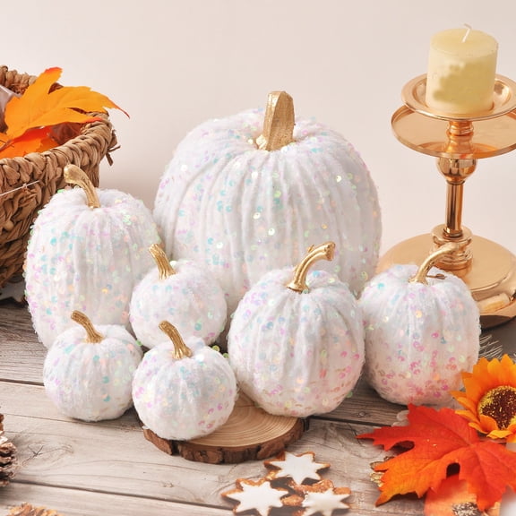 WDOBM Halloween Decorations Indoor, Halloween Table Sign, Orange Black Party Decorations Kit for Graduation, Ghost Table Sign Pumpkin Table Centerpieces Standing Tabletop Decoration