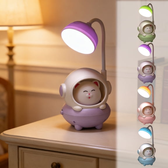 WDOBM Lamps for Bedroom, Waterproof and Portable, Pull Chain Table Lamps with AC Outlet, Desk Lamp, Eye-Caring Table Lamp, Study Lamps for Bedroom