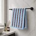 thumbnail image 1 of WDOBM Reusable Washcloths, Striped Woven Natural Cotton Thick Absorbent Face Towel, Highly Absorbent Quick Dry Machine Washable, Lightweight Sport Towels for Bathroom Salon, 1 of 7