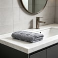 thumbnail image 1 of WDOBM Reusable Washcloths, Unisex Tone‑Striped Coral Fleece Household Bath Towel, Highly Absorbent Quick Dry Machine Washable, Lightweight Sport Towels for Travel Fitness, 1 of 6