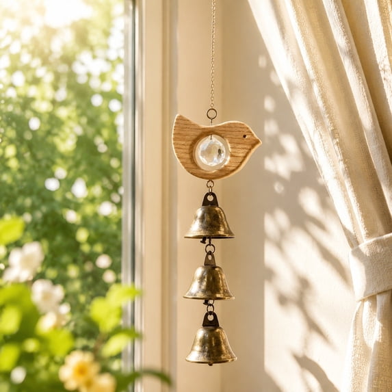 WDOBM Wind Chimes, Crystal Wind Chime, Weather Resistant Wind Chimes, Home Window Hanging Ornament, Birthday Gifts for Mom