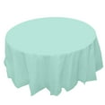 WDOEID 12 Pack Premium Plastic Disposable 84 Inch Round Tablecloth