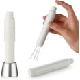 thumbnail image 1 of WDT Espresso Distribution Tool - Magnetic Espresso Stirrer Tool with Stainless Steel Retractable Needles, Coffee Needle Distribution Stirrer for Barista (Pure White), 1 of 15