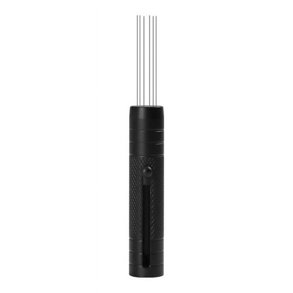 WDT Espresso Tool Retractable Espresso Coffee Stirrer Heavy Duty 6Pin WDT Espresso Distribution Tool Black