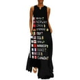 WDW Drinking Around the World Checklist Long Dress Female clothing