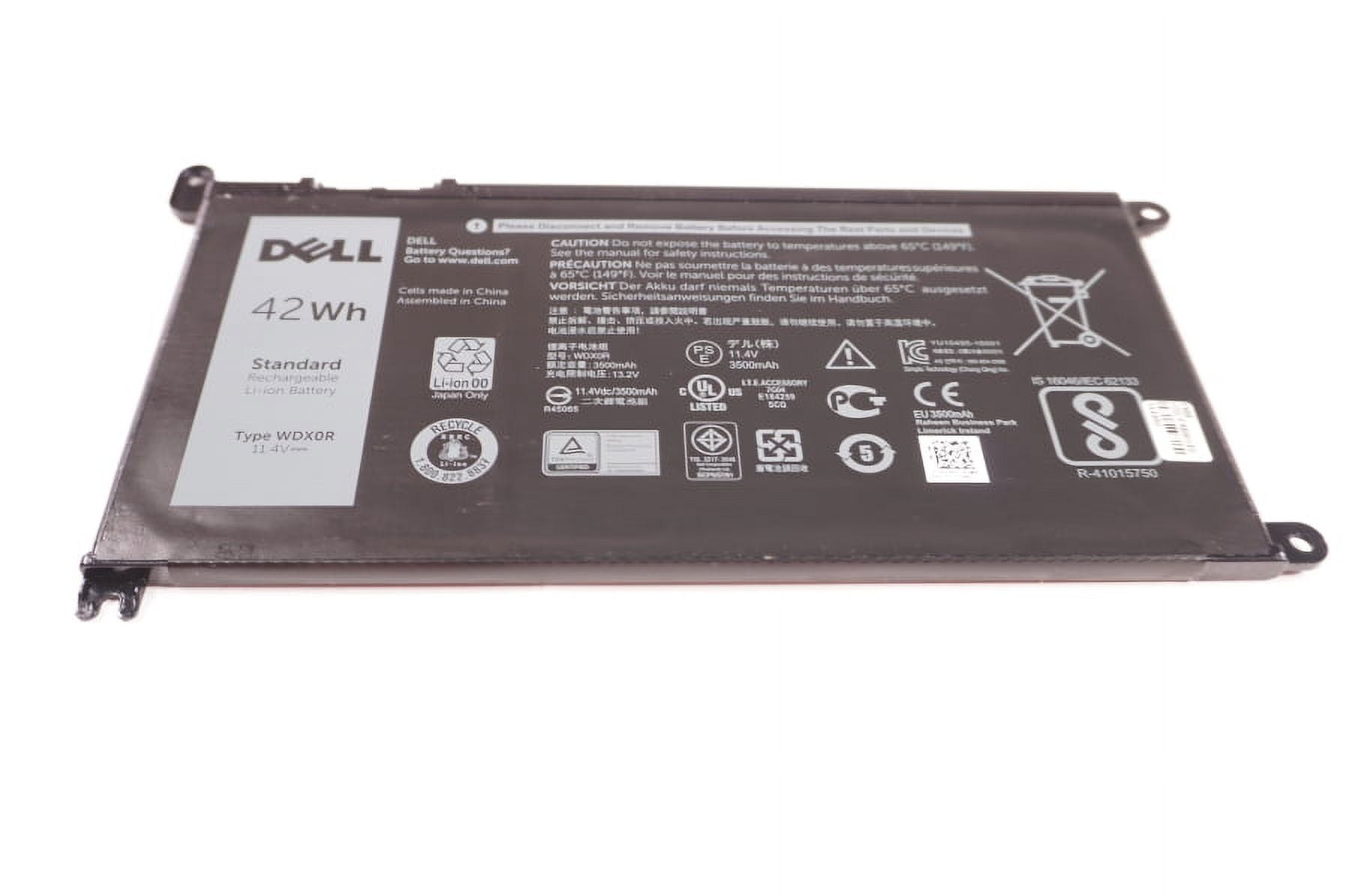WDX0R Dell 42wh 3500mah 11.4v Battery I7378-0028 I7579-7595GRY-PUS