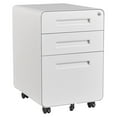 thumbnail image 1 of WDZS File Cabinet, 3 Drawer Filing Cabinets for Home Office with Lock Mobile Under Desk Fully Assembled Cabinet (White), 1 of 6