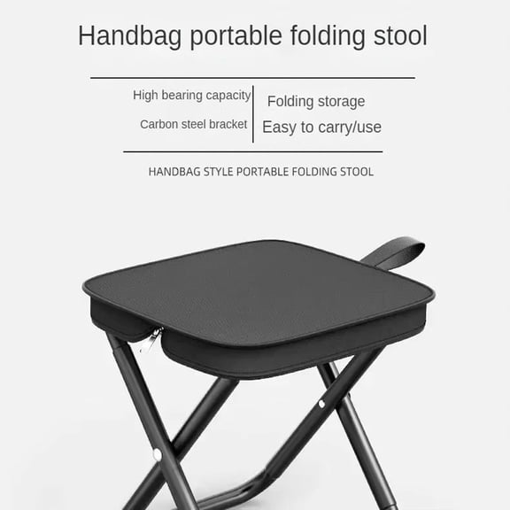 WDZS Ultra Light Outdoor Folding Chair for Fishing and Camping, Hand in Hand with The Small Stool Mazza