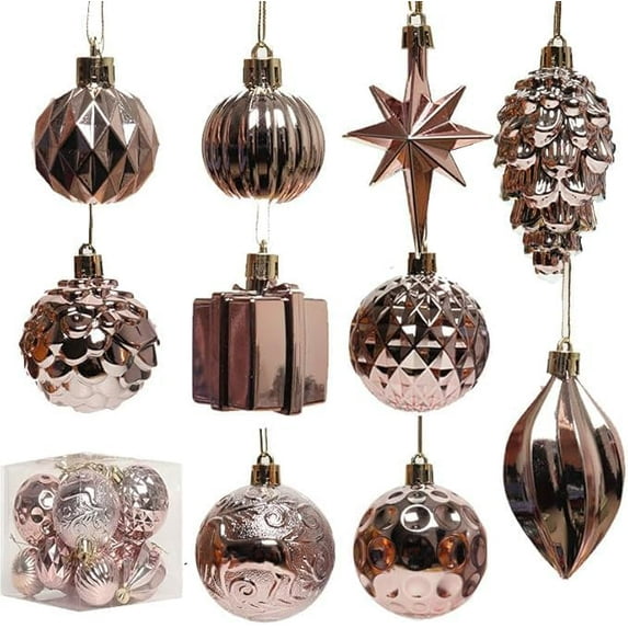 WE 10 pcs Christmas Tree Balls Xmas Decoration Ornaments Christmas Ball Ornaments