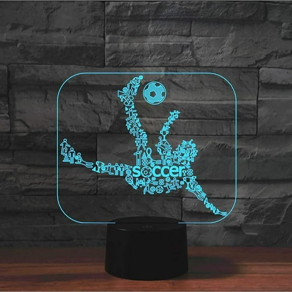 WE 3D Illusion Night Light 3D Airplane Optical Illusion Night Lights USB Battery