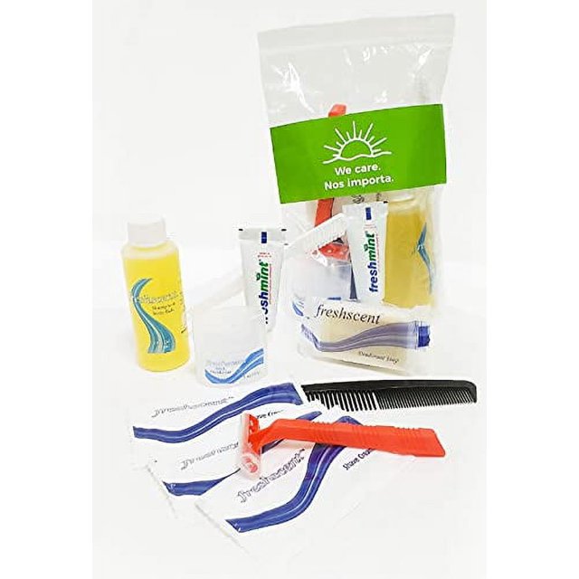 WE CARE 36 Kits Wholesale Bulk Case Of Deluxe 10Piece Adult Hygiene