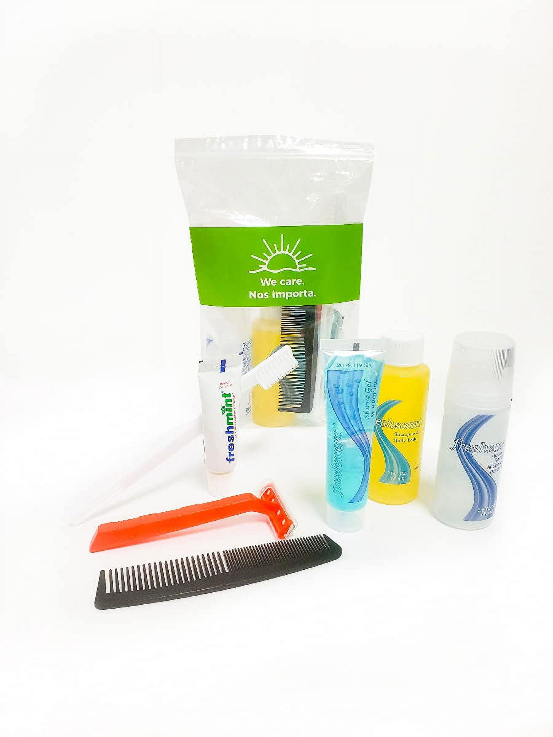 WE CARE 60 kits Wholesale Bulk Case of Standard 7piece Adult Hygiene