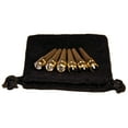 thumbnail image 1 of WE Games Brass Cribbage Pegs with Swarovski Crystals - Black/Clear - Set of 6, 1 of 6