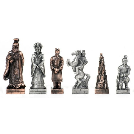 WE Games Chinese Qin Chess Pieces - Sculpted from Pewter