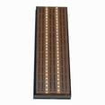 thumbnail image 1 of WE Games Classic Cribbage Set - Solid Wood - 3 Track Board - Metal Pegs, 1 of 8