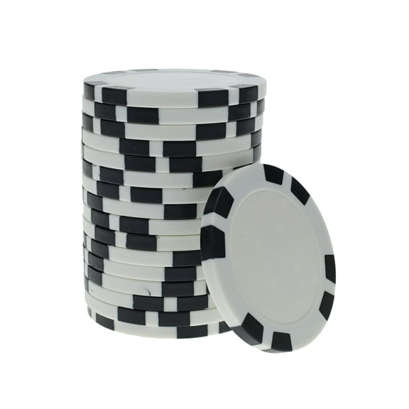 WE Games Clay Poker Chips, 11.5 Gram, Set of 25, Black