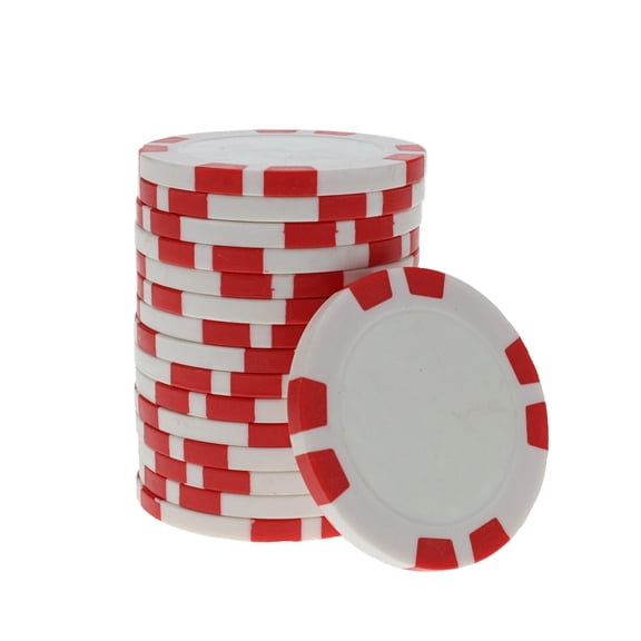 WE Games Clay Poker Chips, 11.5 Gram, Set of 25, Red