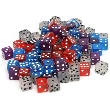 WE Games Clear Assorted Color Dice - 100 Pack price history and forecast - WE Games 455100
