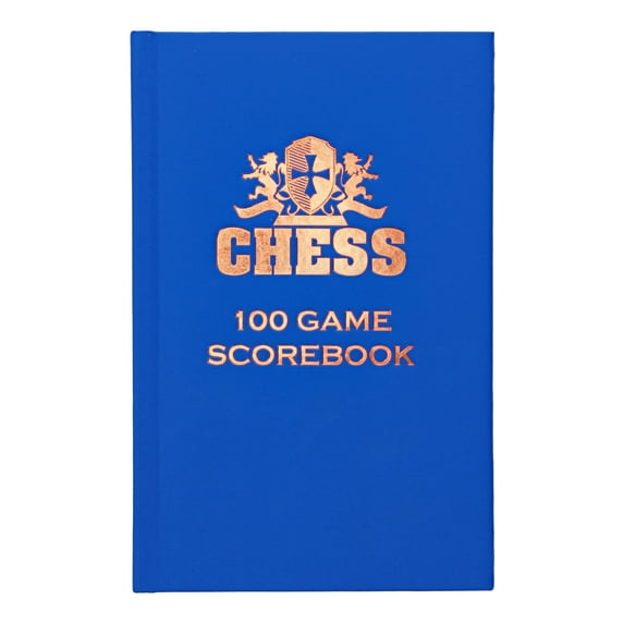 WE Games Hardcover Chess Scorebook & Notation Pad - Soft Touch