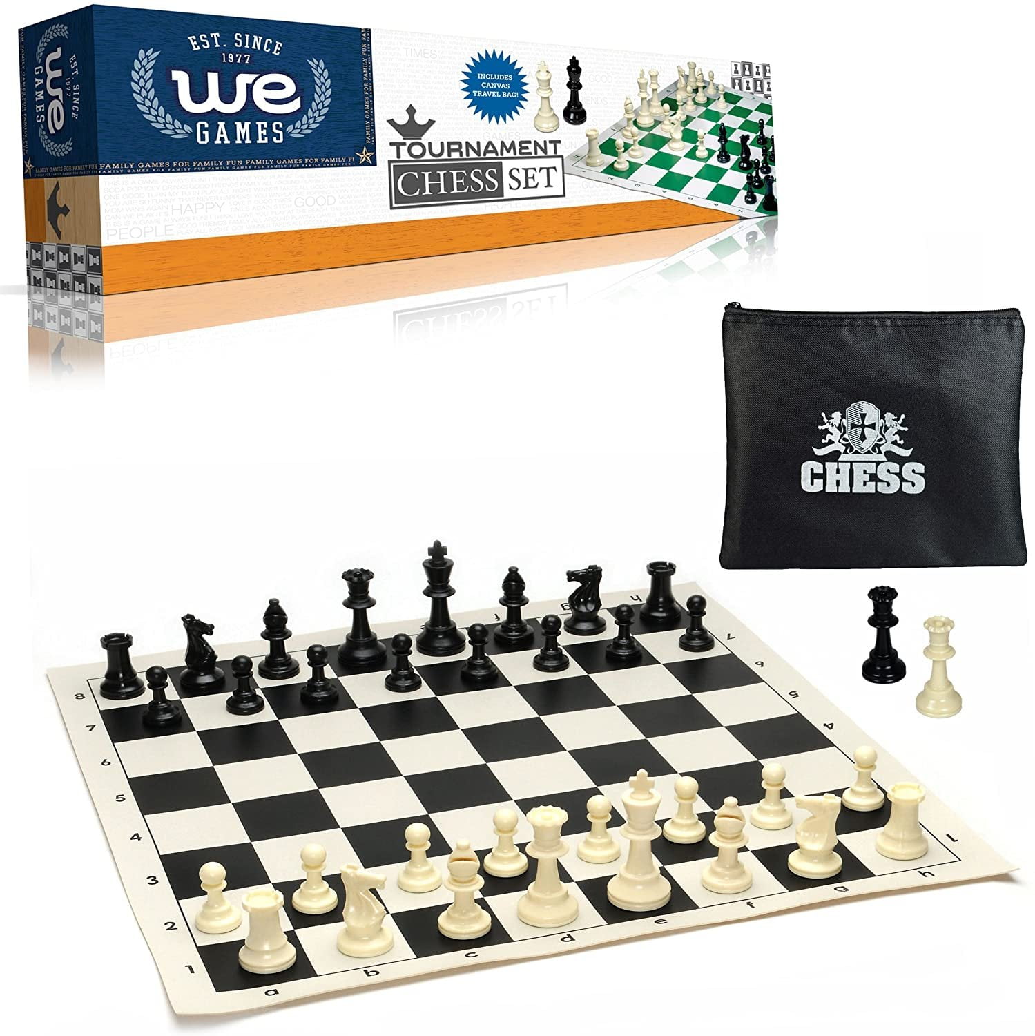 Master of Chess TOURNAMENT No. 6 Professional Wooden Chess Set 