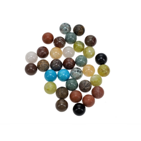 WE Games Marble Stones with Canvas Bag