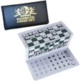 thumbnail image 1 of WE Games Mini Magnetic Pocket Chess Set Travel Trifold 6 in., 1 of 8