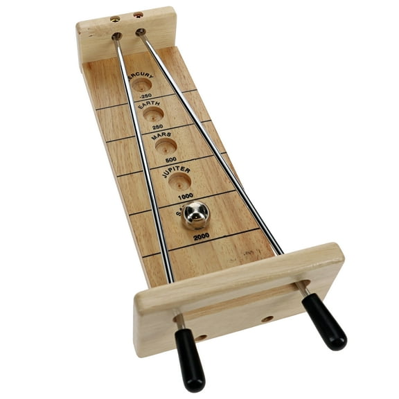 WE Games Mini Shoot The Moon - Solid Natural Wood - 9 inches