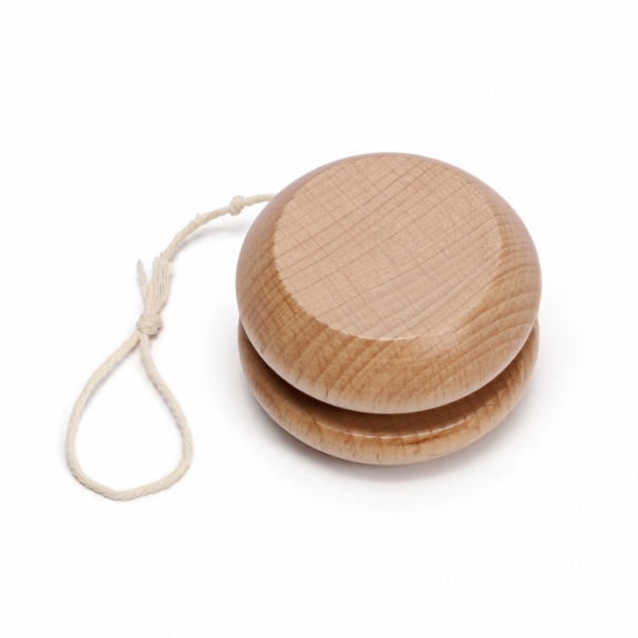 WE Games Old-fashion Wooden Yo-yo - with Canvas Pouch