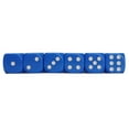 thumbnail image 1 of WE Games Opaque Blue Dice - Set of 6 - Rounded Corners, 1 of 3