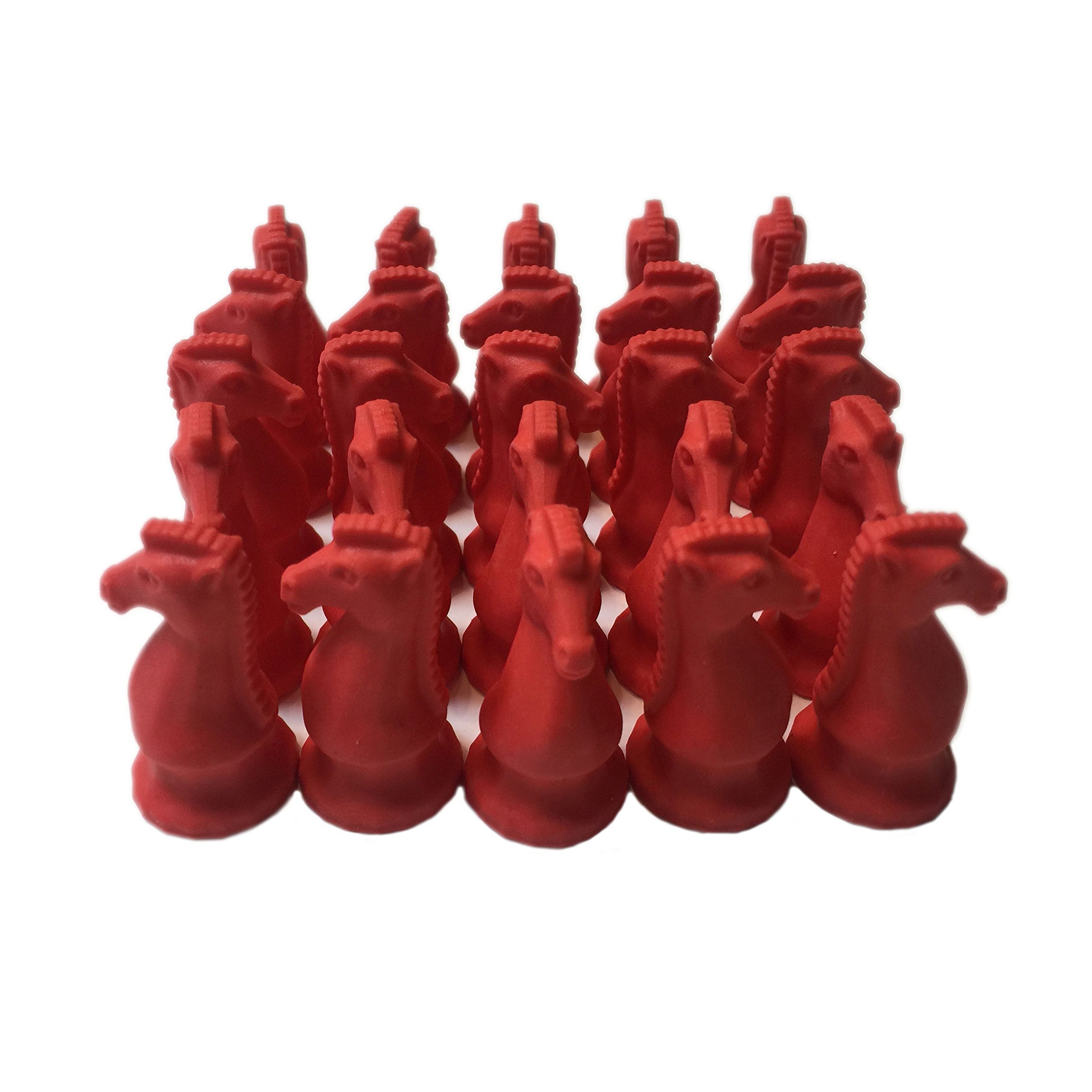WE Games Red Chess Knight Erasers (Pack of 25) - Walmart.com